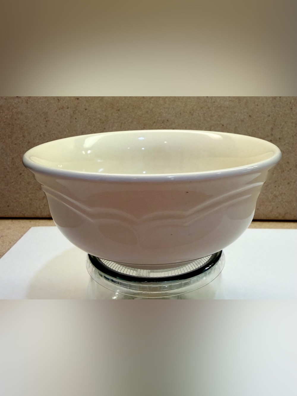Vintage Pfaltzgraff Remembrance Fruit Dessert Sauce Dip Bowl Ivory Stoneware